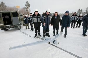 Трассу магистральных газопроводов ООО «Газпром трансгаз Сургут» обследуют беспилотники